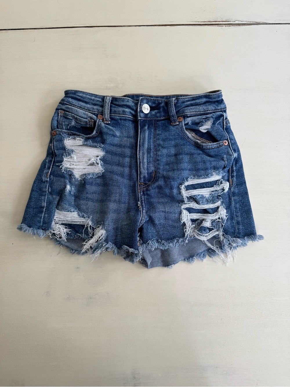 American Eagle Blue Denim Shorts